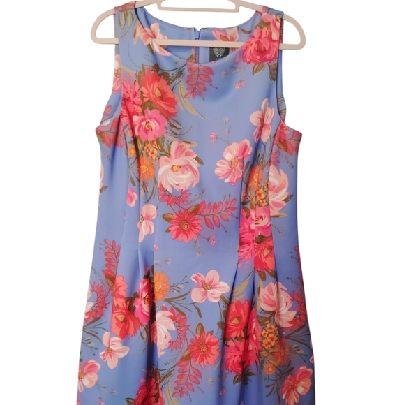 Vince Camuto Floral Dress Size 14 - Picture 1 of 14